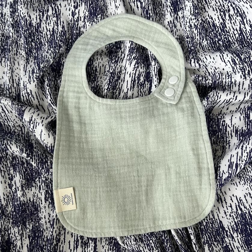 Bib - hand printed - dragonfly