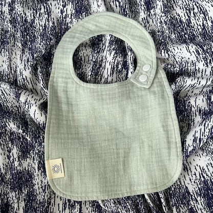 Bib - hand printed - dragonfly