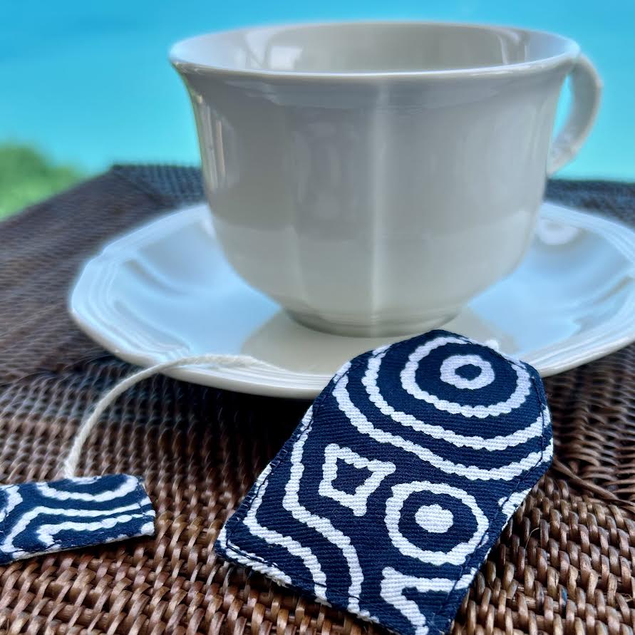 Bookmark - fabric teabag