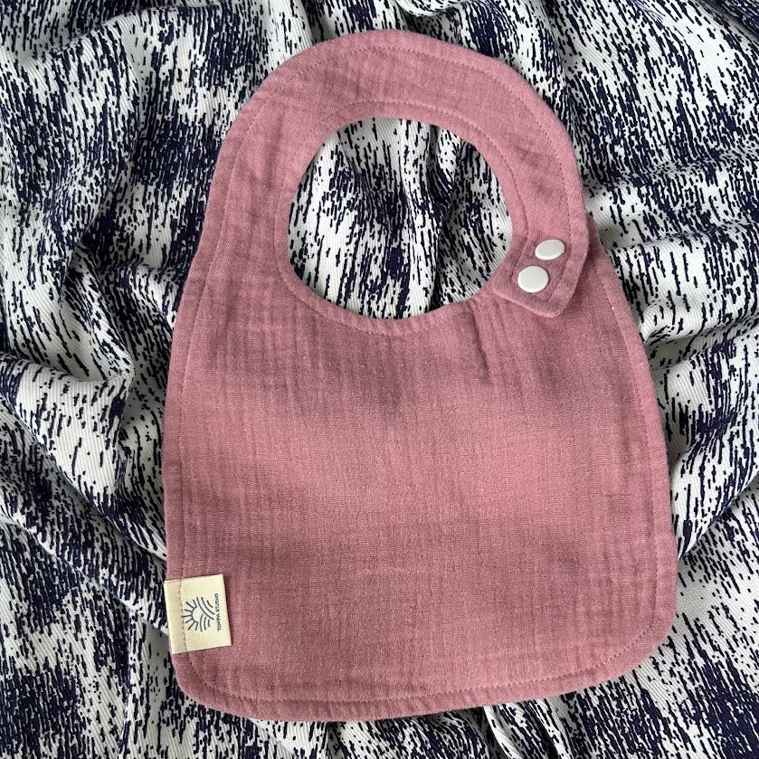 Bib - hand printed - dragonfly