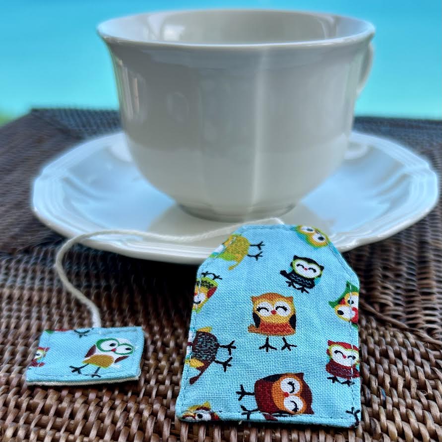 Bookmark - fabric teabag