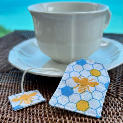 Bookmark - fabric teabag