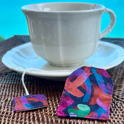 Bookmark - fabric teabag