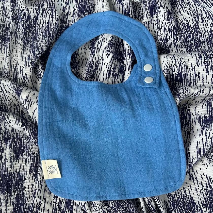 Bib - hand printed - dragonfly