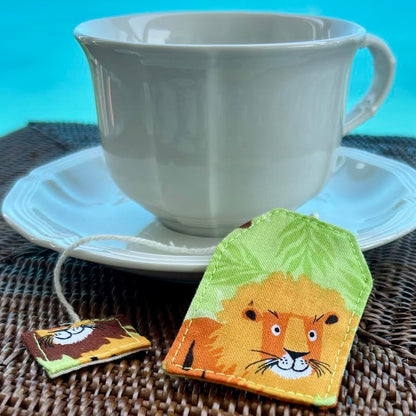 Bookmark - fabric teabag