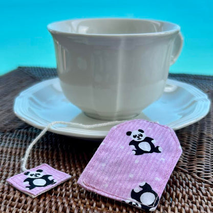 Bookmark - fabric teabag