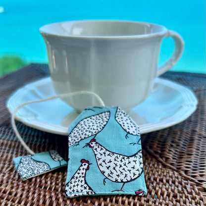 Bookmark - fabric teabag