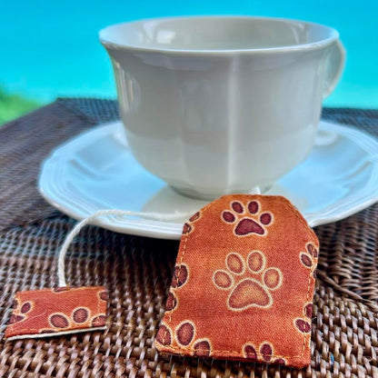 Bookmark - fabric teabag