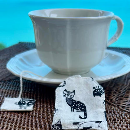 Bookmark - fabric teabag