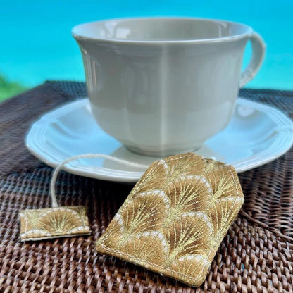 Bookmark - fabric teabag