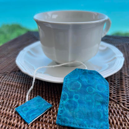 Bookmark - fabric teabag