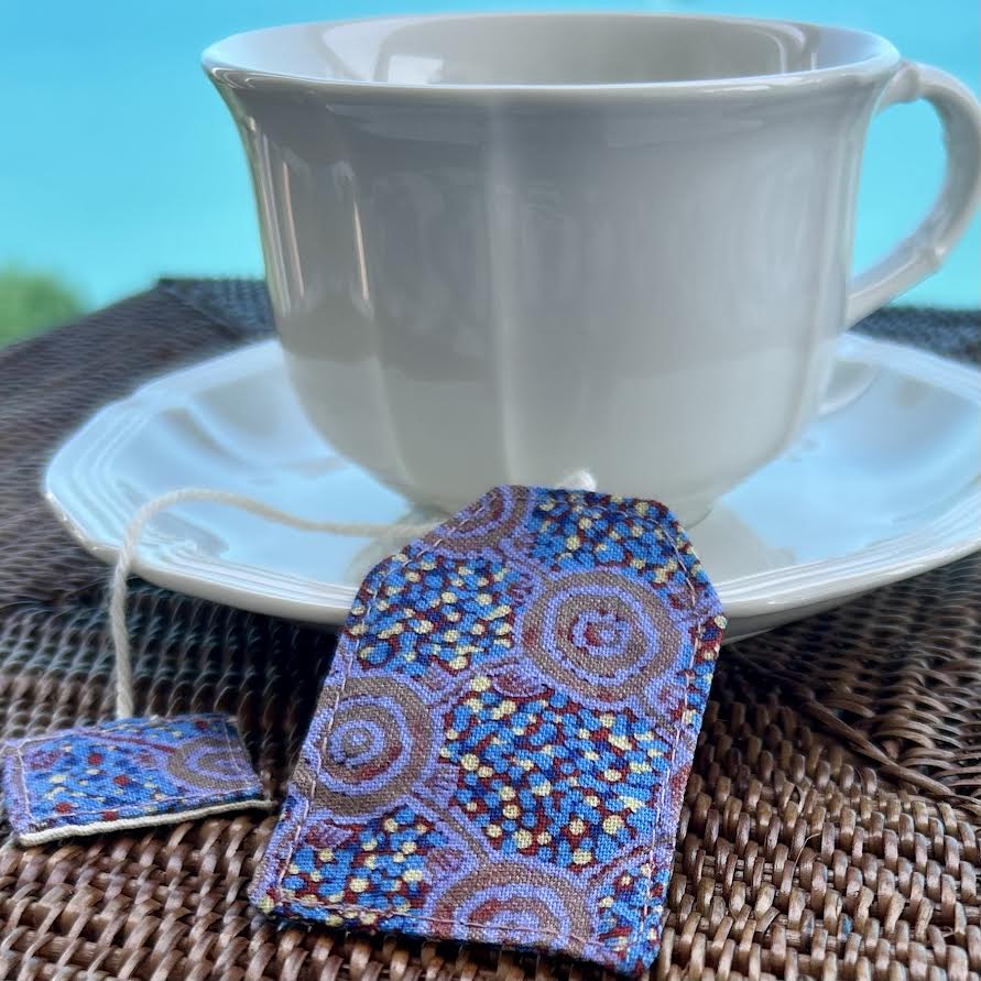 Bookmark - fabric teabag