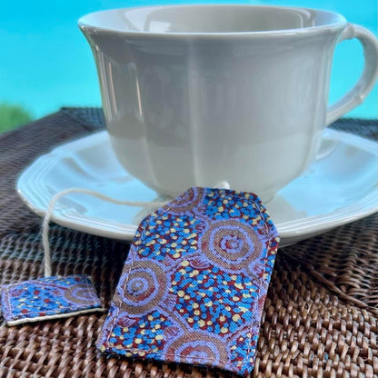 Bookmark - fabric teabag