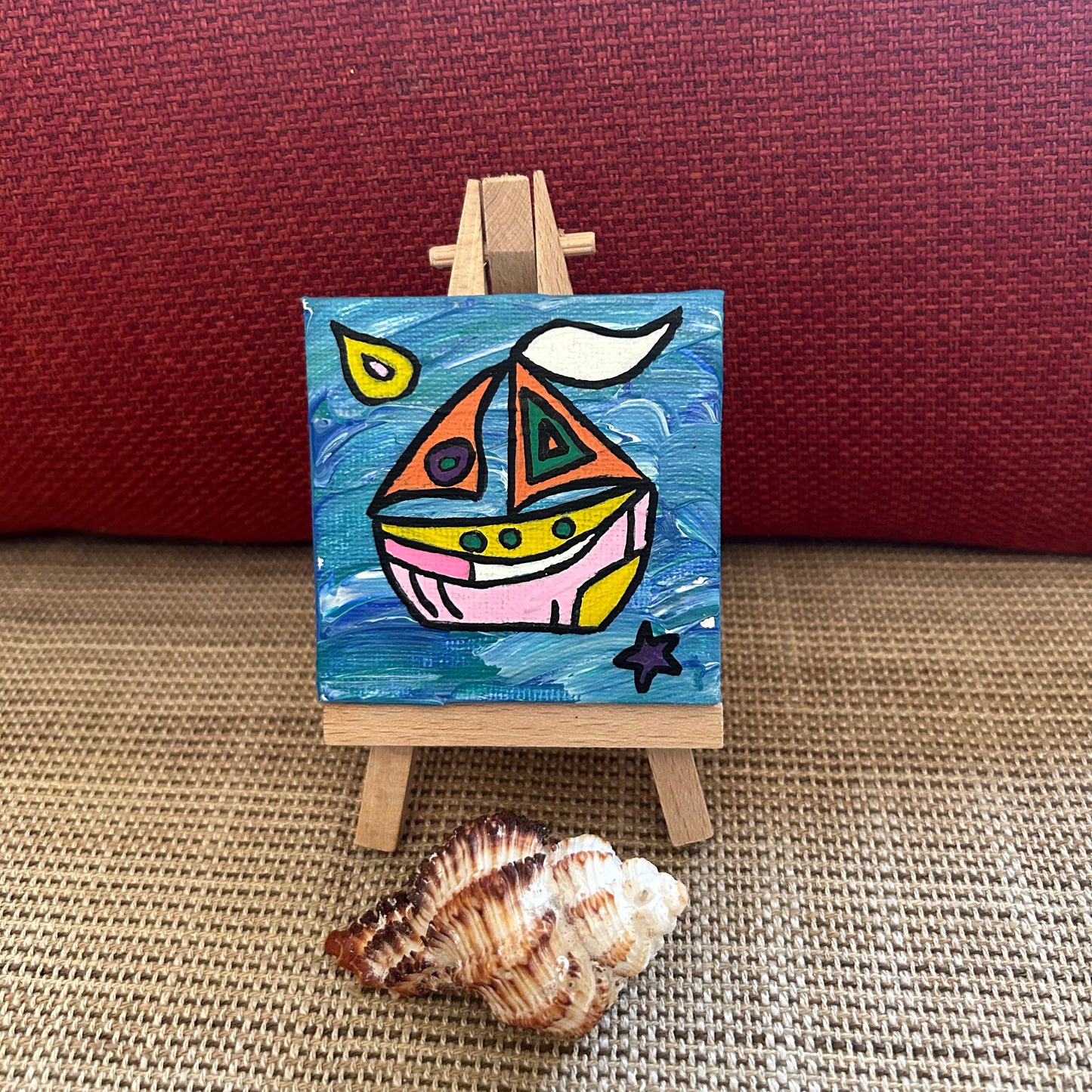 Mini painting with easel II