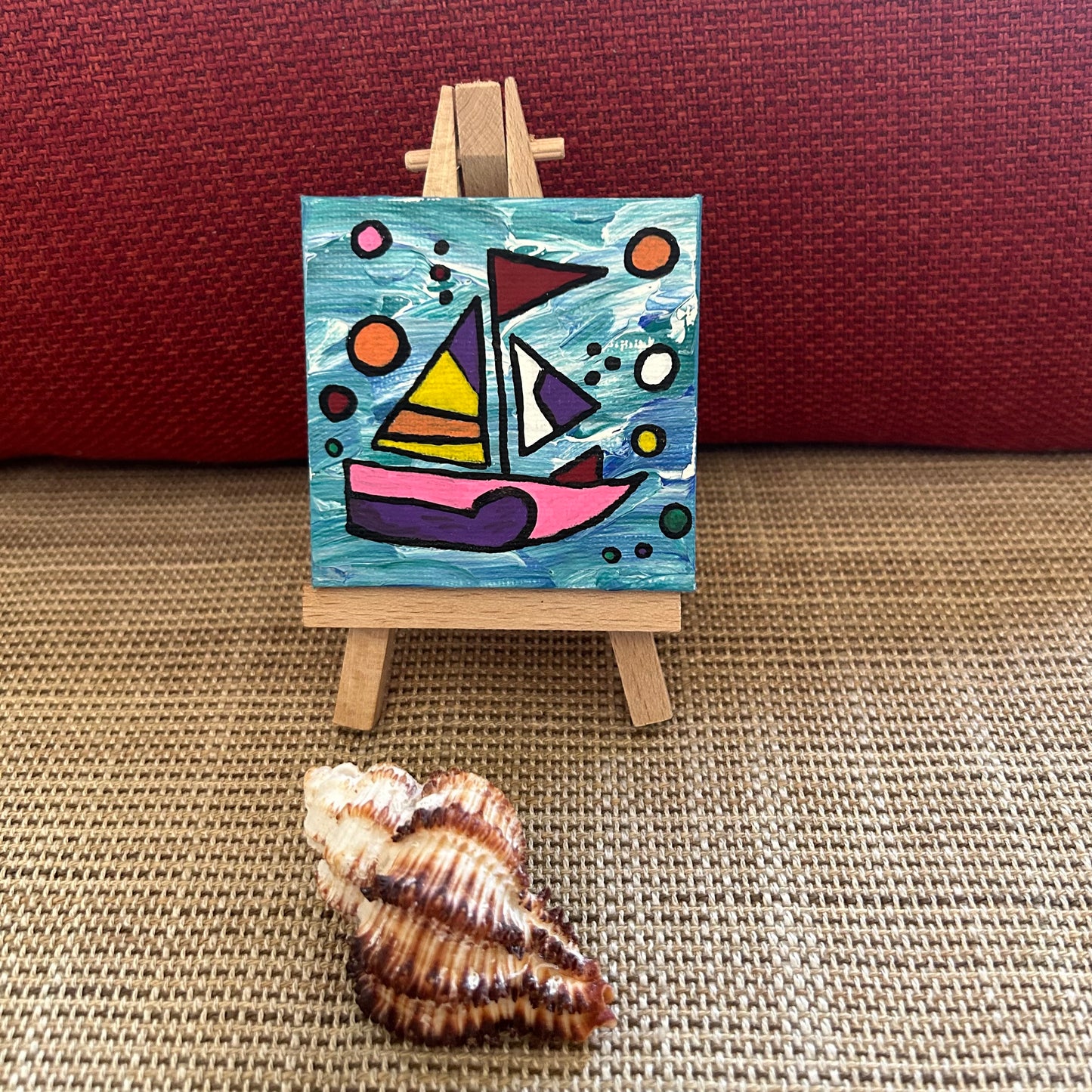 Mini painting with easel III