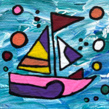 Mini painting with easel III