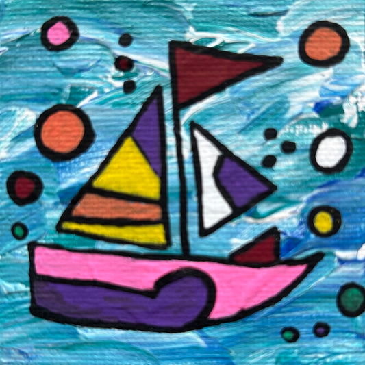 Mini painting with easel III