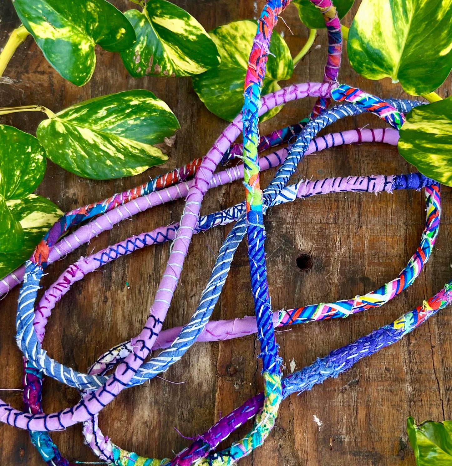 Necklace - hand stitched