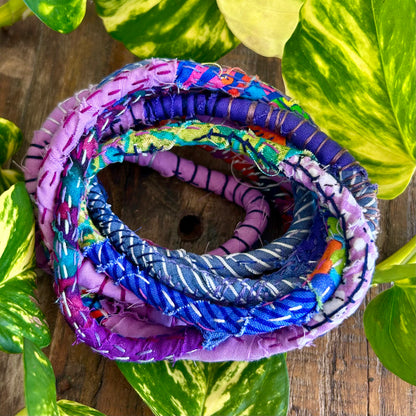 Necklace - hand stitched