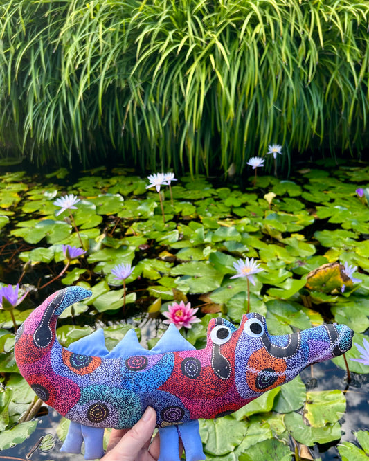 Toy - Quirky Croc - Snake Dreaming fabric