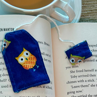 Bookmark - fabric teabag