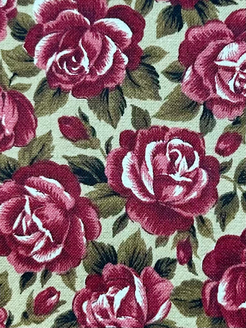 Short Handle Shopper - (reversible) paisley and roses