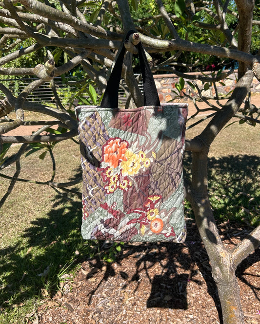 Short Handle Shopper - Japanese Kona Bay
