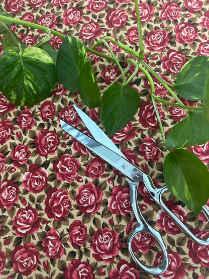 Short Handle Shopper - (reversible) paisley and roses